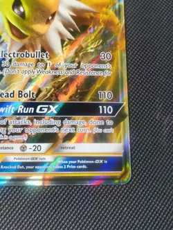 Pokemon TCG Jolteon GX SM173 Sun Moon Black Star Promo Holo Card English - Image 4