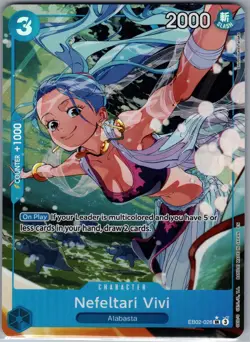 Nefeltari Vivi EB02-026 SR Alt Alternate Art - One Piece Card Game - NM - Image 1