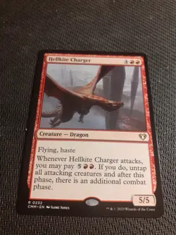 HELLKITE CHARGER - COMMANDER MASTERS MAGIC THE GATHERING MTG (CMM) - Image 1