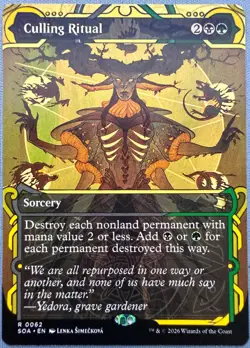 Culling Ritual - NM - MTG Secrets of Strixhaven: Mystical Archive SOA #62 Rare - Image 1