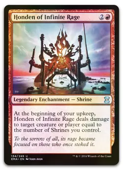 Honden of Infinite Rage #134 (Foil) (NM) Eternal Masters EMA Magic MTG - Image 1