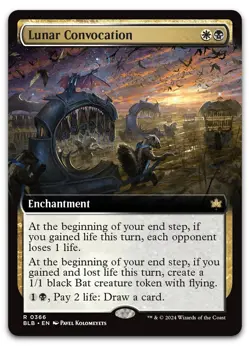 Lunar Convocation (Extended Art) #366 (NM) Bloomburrow BLB Magic MTG - Image 1