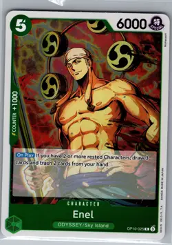 Enel OP10-025 R - Foil - Royal Blood - One Piece Card Game - NM - Image 1