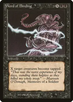 Word of Binding DRK NM MTG - Image 1