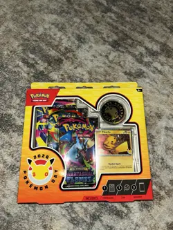 Pokemon TCG 2026 Pokemon Day Pikachu Promo Box with 2 Tins Brand New Sealed - Image 3