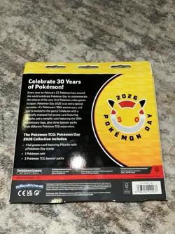 Pokemon TCG 2026 Pokemon Day Pikachu Promo Box with 2 Tins Brand New Sealed - Image 5