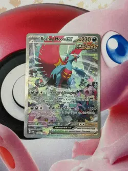 Pokemon TCG Roaring Moon ex Paradox Rift 251/182 Holo Special Illustration Rare - Image 1