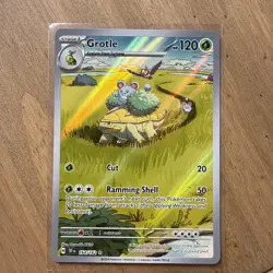 Pokemon TCG Grotle 164/162 Temporal Forces Holo Illustration - Image 1