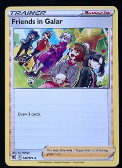Friends in Galar - 140/172 - Pokemon Brilliant Stars - NM - Combined Ship - Image 1