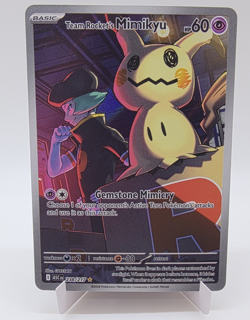 Pokemon TCG Team Rocket's Mimikyu 238/217 Secret Rare Holo Full Art English - Image 1