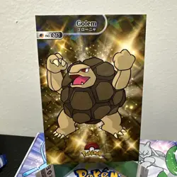 Pokemon Database Shiny Set Geodude Graveler Golem Shiny Sparkle Holo Set Of 3 - Image 4