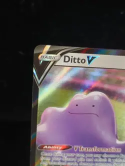 Ditto V 050/072 Holo V Rare Shining Fates Pokemon - Image 2