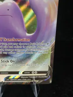 Ditto V 050/072 Holo V Rare Shining Fates Pokemon - Image 4