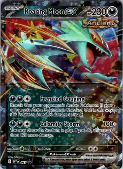 ROARING MOON EX 067 HOLO PROMO SCARLET & VIOLET PROMO POKEMON HOLO NEAR MINT - Image 1