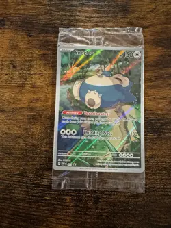 Snorlax 051 Scarlet & Violet Promo Holo 2023 150 HP Pokemon TCG Sealed - Image 1