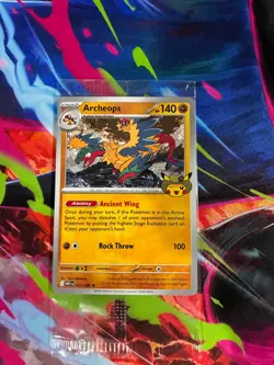 Pokemon TCG Promo Archeops Chicago Field Fossil Museum EXCLUSIVE 051/086 SEALED - Image 1