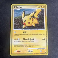 Pokemon TCG Pikachu World Collection 2010 Portuguese English back NM PW - Image 2