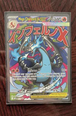 The Pokemon Company Mega Charizard X EX 023 Promo Full Art Holo JP 2015 - Image 1