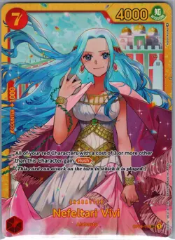 Nefeltari Vivi OP04-118 SEC - One Piece Card Game - NM - Image 1