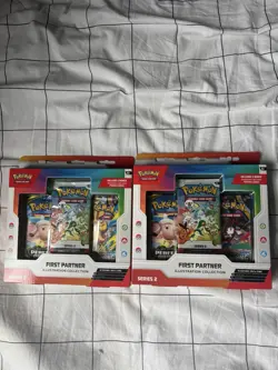 2x Pokemon TCG First Partner Illustration Collection Series 2 New And Sealed - Image 1