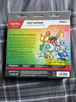 Pokemon First Partner Illustration Collection Series 1 Box New Sealed 30th Annv - Image 2