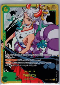 Yamato OP01-121 SEC - One Piece Card Game - NM - Image 1