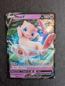 Mew V 069/189 Darkness Ablaze Holo Pokemon Card 2020 NM - Image 1