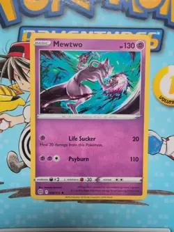 Mewtwo 056/172 Brilliant Stars Common Rare Pokemon Card - Image 1