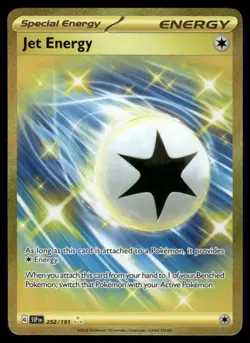 Pokemon Cards Jet Energy 252/191 Surging Sparks Hyper Rare NM - Image 1