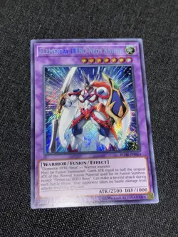YuGiOh 1. Auflage ELEMENTAL HERO NEOS KNIGHT BLHR-EN064 1st Edition English Card - Image 1