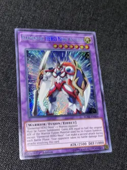 YuGiOh 1. Auflage ELEMENTAL HERO NEOS KNIGHT BLHR-EN064 1st Edition English Card - Image 2