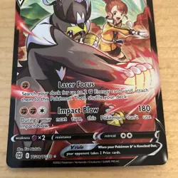 Pokemon Card TCG Single Strike Urshifu V TG18/TG30 Brilliant Stars Ultra Rare NM - Image 2