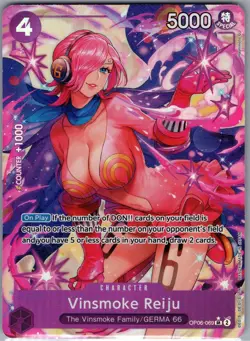 Vinsmoke Reiju OP06-069 SR Alt Alternate Art - One Piece Card Game - NM - Image 1