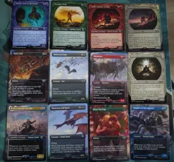 MTG Lord of the Rings - Showcase + Art Bundle x12 (mixed finish) NM - Image 1
