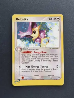 Delcatty 5/109 EX Ruby Sapphire 2003 Rare Holo e-Series Pokemon Card TCG - LP - Image 1