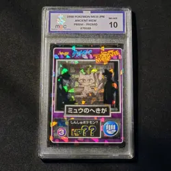 1998 Ancient Mew - Japanese MEIJI pokemon Prism Promo MGC MINT 10 - Image 1