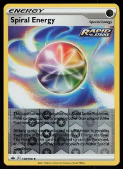 Spiral Energy 159/198 Uncommon Chilling Reign Pokemon Reverse Holo LP - Image 1