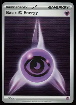 Basic Psychic Energy 021 Scarlet & Violet Energies Pokemon Reverse Holo NM - Image 1