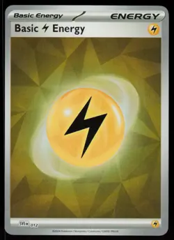 Basic Lighting Energy 020 Scarlet & Violet Energies Pokemon Reverse Holo NM - Image 1