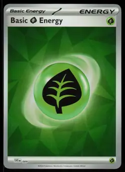 Basic Grass Energy 009 Scarlet & Violet Energies Pokemon Near Mint - Image 1