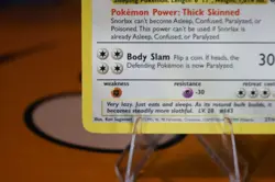 Pokemon TCG Snorlax 27/64 Jungle Unlimited Non-Holo Rare 1999 Vintage LP/MP+ - Image 5