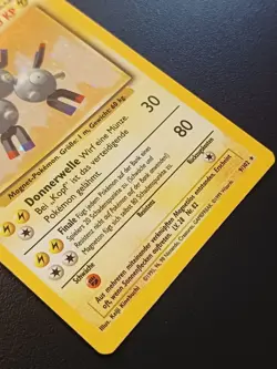 Pokemon German Magneton 1st Edition Holo Base Set 9/102 PSA 7 U - Image 2