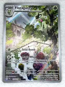 Floragato - 197/193 Paldea Evolved ILLUSTRATION RARE Pokemon NM PAL - Image 1