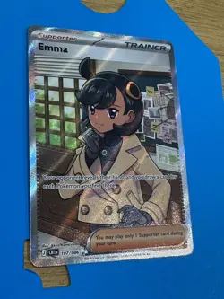 Pokemon Emma 107/086 Chaos Rising Ultra Illustration Rare Full Art Holo Trainer - Image 1