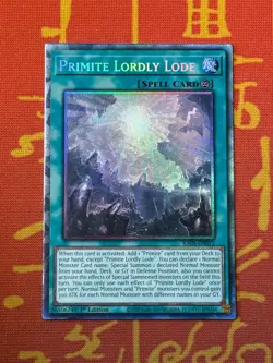 YUGIOH PRIMITE LORDLY LODE COLLECTORS RARE NM RA05-EN072 - Image 1