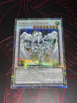 Yugioh TN23-EN016 Stardust Dragon Quarter Century Secret Rare 1st Edition MINT - Image 1