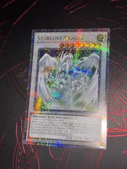 Yugioh TN23-EN016 Stardust Dragon Quarter Century Secret Rare 1st Edition MINT - Image 3