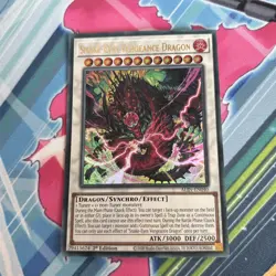 Yu-Gi-Oh ALIN-EN040 Snake-Eyes Vengeance Dragon Ultra Rare 1st Edition - Image 1
