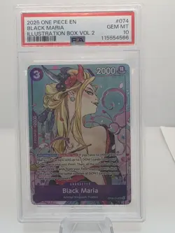 Black Maria - OP08-074 - PSA 10 - Promo Illustration - English - One Piece - 128 - Image 1