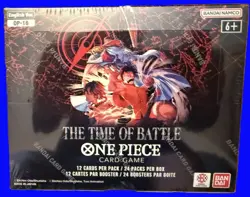 One Piece THE TIME OF BATTLE Booster box NEW FACTORY SEALED - Image 1